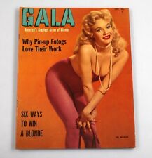 Vintage Cheesecake Pinup Magazine Gala September 1956 Bunny Yeager Lee Wilson picture