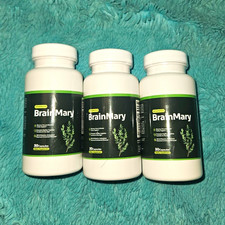 3 Pack Brain Mary Advanced Dietary Supplement Capsules - 30 Count Per Bottle picture