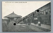 Railroad Train Station Depot PRINCESS ANNE MD Maryland Eastern Shore Postcard picture