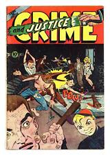 Crime and Justice #11 VG 4.0 1953 picture