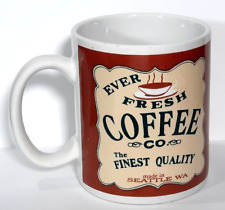 Ever Fresh Coffee Co. The Finest Quality Made in Seattle WA coffee mug pre-owned picture