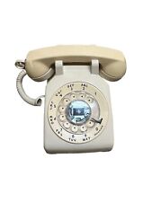 Vintage Beige Western Electric 500 Rotary Phone Dial Desktop 1960 Telephone picture