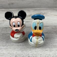 Vintage Walt Disney Company Mickey Mouse & Donald Duck Figures 2.5” picture