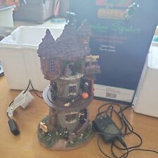 Lemax Spooky Town 2018 WITCHES TOWER #85301 Halloween Sights & Sounds Tested picture