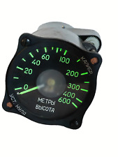 Russian Military  Aircraft Cockpit Altitude Indicator  UV-57 /УВ-57/ NOS QTY-1 picture