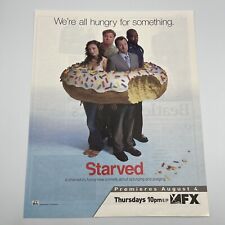 Starved FX Sitcom 2005 Promo Print Ad 9.75