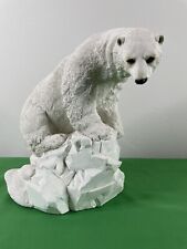 United Design Animal Classics 'Polar Vigil' CC277 Hydrostone Polar Bear Figurine picture
