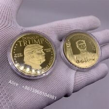 2024 USA President Donald Trump Gold Plated Coin Make America Great Again Coin picture
