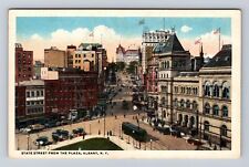 Albany NY-New York, State Street from the Plaza, Antique Vintage Postcard picture