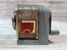 Vintage Apsco Deluxe Giant Pencil Sharpener Manual Hand Crank Wall Table Mount picture