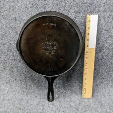 Vintage National Wagner Ware #9 1359 C Cast Iron Skillet with Heat Ring picture