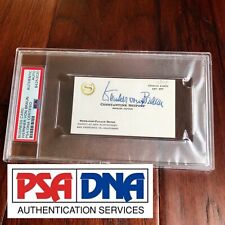 WERNHER VON BRAUN * PSA/DNA Slabbed * Autograph Card Signed * Full Signature picture