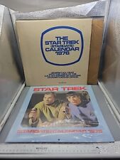 Star Trek Stardate 1976 Calendar w/ Original Mailer Poster Never Used Craft picture