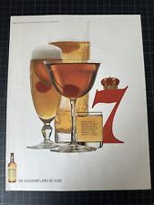 Vintage 1960s Seagram’s Whiskey Print Ad picture