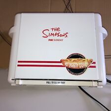 The Simpsons Fox Sunday Hot Diggity Dogger Hot dog maker Used Rare White Works picture