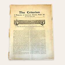 1904 World's Fair Publication by The Criterion Magazine New York 1903 Rare picture