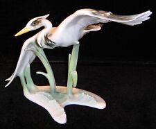 Elegant Kaiser Germany Porcelain Flying Heron Figurine #336 picture