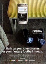 2008 • NOKIA Smart Phone Palm  print ad • 2000s Mens Fashion DA.44 picture