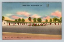 Montgomery AL-Alabama, Vinson Motel Vintage Souvenir Postcard picture