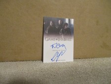 GAME OF THRONES COMPLETE SERIES NATALIA TENA ART PARKINSON DUAL AUTOGRAPH AUTO picture