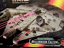 MILLENNIUM FALCON ELECTRONIC 1995 STAR WARS THE POWER OF THE FORCE *NIB* SEALED picture
