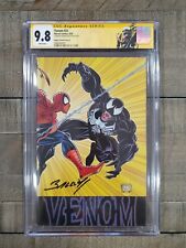Venom 25 CGC SS 9.8 Signed By Mark Bagley Hidden Gem Bagley Variant Cover A picture