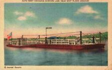 Auto Car Ferry Norfolk Lake Near West Plains Missouri MO Highway 101 62 Postcard picture