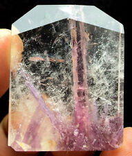 173ct WOW RARE Natural Quartz Crystal Pink Red Tourmaline Symbiosis Healing# 11 picture