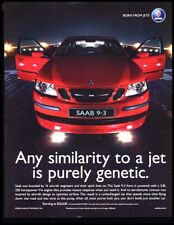 2007 Saab 9-3 Aero 93 - Genetic - Original Advertisement Car Print Ad J702A picture