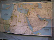 MIDDLE EAST MAP + EARLY CIVILIZATIONS HISTORY National Geographic September 1978 picture