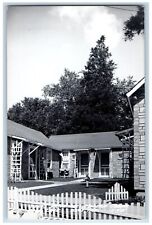Knox Indiana IN Postcard RPPC Photo Sitko's Drive Inn Cabins Bass Lake c1940's picture