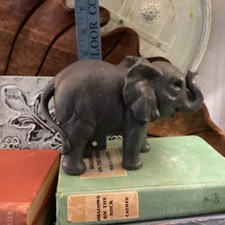 Resin lucky elephant statue Grey Elephant Safari Zoo Stunning Quailty Decor picture