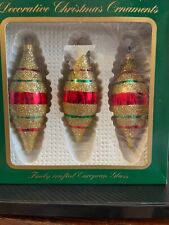 Vintage tear drop decorative christmas ornaments picture