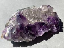 Amethyst Cluster Raw Stone From Brazil Rainbow Sugar Calcite Symbiosis picture