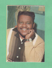 Fats Domino 1966  Card Very Rare  Thin Paper Blank Back Version picture
