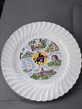Vintage Souvenir Decorative Plate Wonderful Wyoming,  10