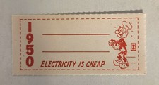 Reddy Kilowatt Canning Label 1950 picture