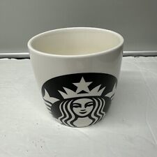 Starbucks Coffee Tea Cup Mug 2017 14 Oz  White and Black Mermaid Logo Siren picture