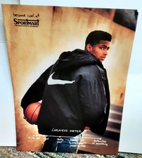 1993 Kendall Gill Sportmart Ad Nike Swoosh Jacket Coolness Meter Print picture