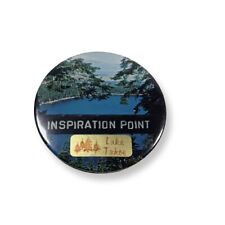 Vintage Lake Tahoe Button Inspiration Point 2.5” picture