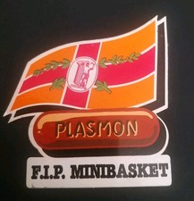 VINTAGE PLASMON F.I.P. STICKER DECAL 1980s Minibasket  picture