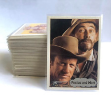 Rare Gunsmoke TV 110 Trading Cards Collection, in Color & Black And White picture