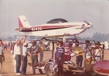 1970's OSHKOSH AIRSHOW Aviation FOUND PHOTO bw  Airplane 83 13 picture