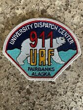 NEW Collectible University of Alaska Fairbanks Dispatch 911 Shoulder Patch picture