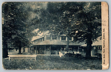 Eaton, Indiana - River Side Park Pavillion - Vintage Postcard - Posted picture