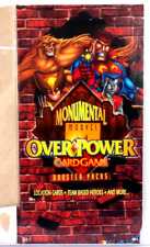 1997 MARVEL MONUMENTAL OVERPOWER CARD GAME 234 CARDS FROM BOOSTER PACKS MINT picture