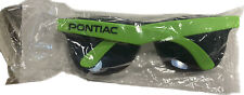 VTG Pontiac Promotional UV Sunglasses Neon Green, New Sealed, 1990’s D picture
