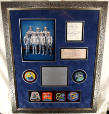 Mercury Seven Astronauts All [7] Signed Framed Display Zarelli Authenticated ... picture
