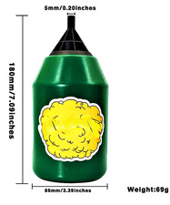 Power Hitter Smoke Injector Bottle Green Squeeze Injector Bong Pipe Hookah picture