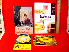 1938-1956 ANTIQUE /VINTAGE  recipe booklets ALLSWEET & Others picture